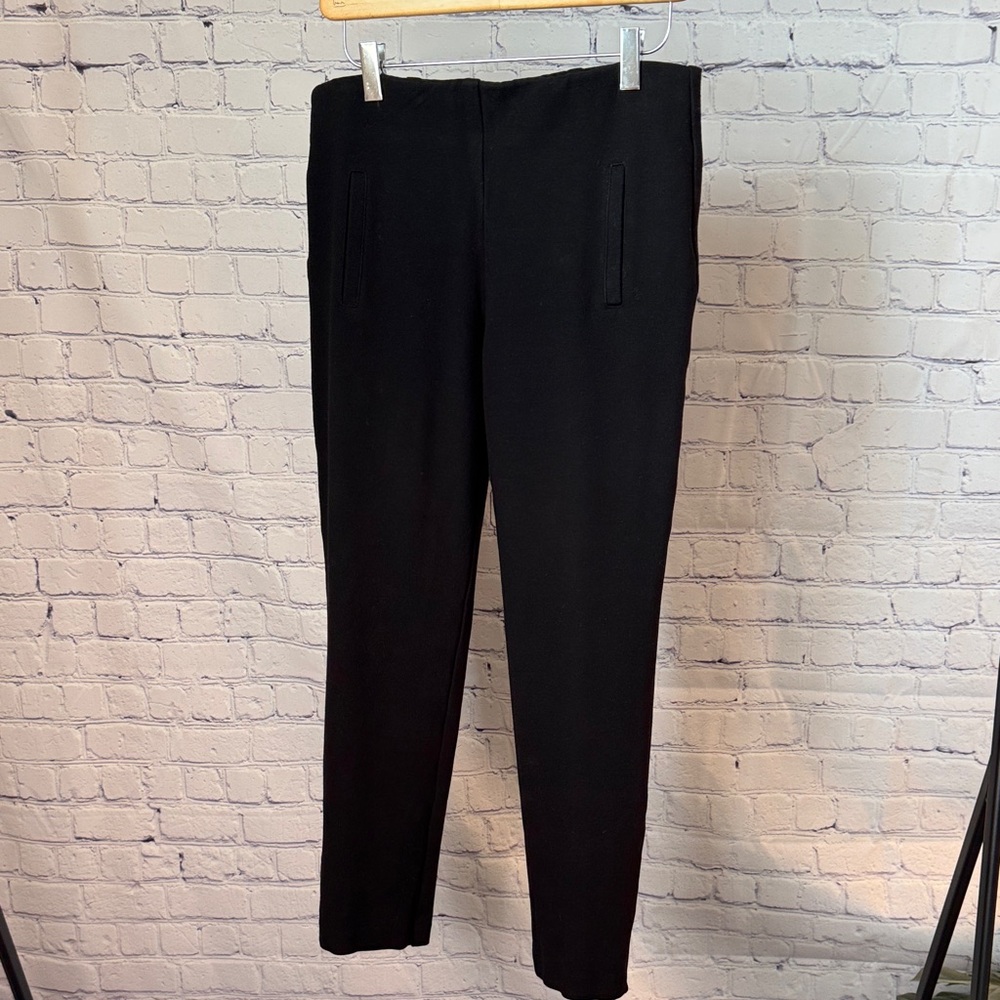 Chico's Black Slim Ponte Chinos